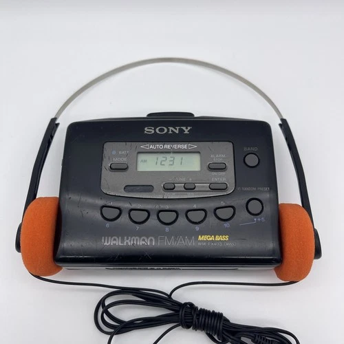 Sony Walkman WM-FX403 Cassette Player with AM/FM Radio -New Belt - Reconditioned