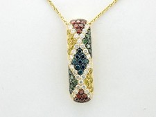 Le Vian 18K Yellow Gold 18" Pendant Necklace 0.95 cts Diamonds Jewelry for Women