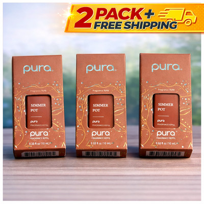 Pura Smart Scent Simmer Pot Fragrance Refill 3 Pack 10ml Each Home Diffuser New