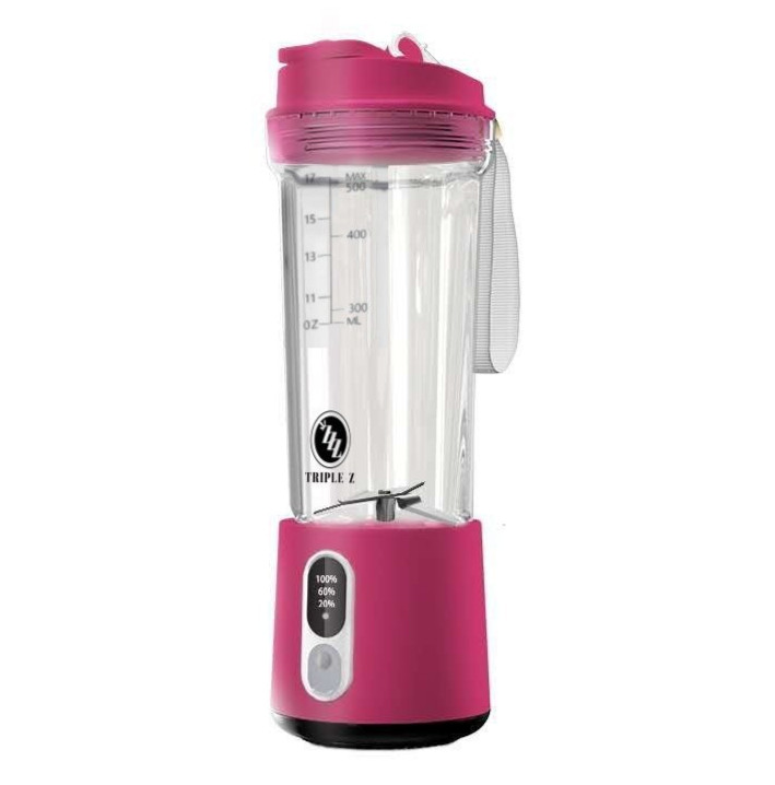 Portable Blender Bottle 18oz Vessel Personal Sports Blender for Shakes Smoothies