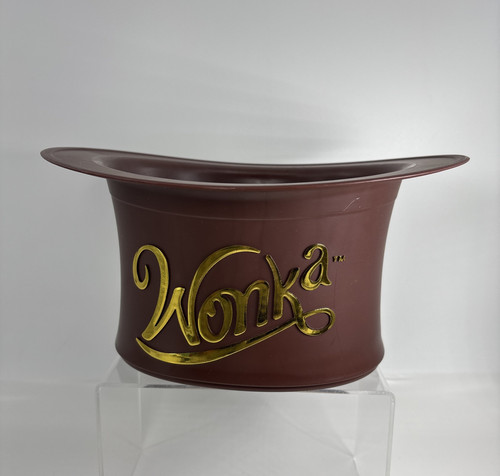 Wonka Movie Popcorn Bucket Cinemark Promo Willy Wonka Chocolate Factory - Picture 1 of 10