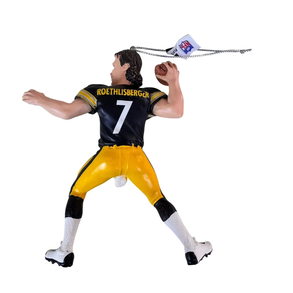 Forever Collectibles Pittsburgh Steelers Ben Roethlisberger adorno de Navidad Foto 3 de 4