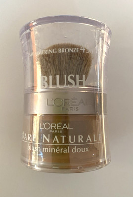 Loreal Paris Bare Naturale 494 SHIMMERING BRONZE Mineral Blush SEALED