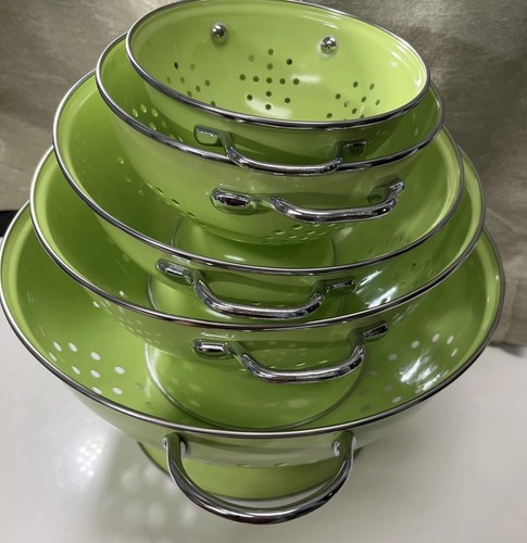 Reston Lloyd Colanders lime green a set of five Neu - Bild 1 von 17