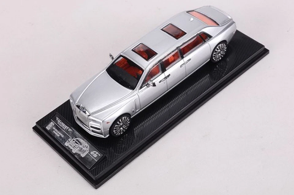 SC ART масштаб 1/64 Rolls-Royce Phantom VII Серебряный литой автомобиль модель игрушка подарок - Изображение 2 из 4