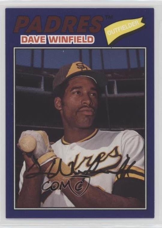 2018 Topps Archives 1977 Design Purple 30/175 Dave Winfield #180 HOF 04br