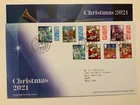 GB 2021 FDC Christmas Bethlehem cds typed address fine used stamps on cover
