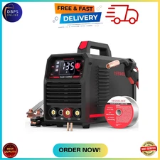 YESWELDER 135Amp MIG Welder,110V Flux Core Welder Flux MIG/Lift TIG/Stick 3-in-1