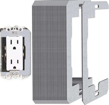 30 Pcs Wall Plate Spacer- Metal Flush Fit Device Leveling Plates- Receptacle ...