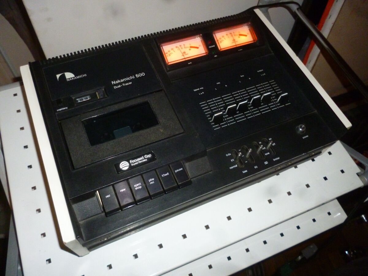 ラジオ・コンポ Nakamichi 500 Dual- Tracer Original Nakamichi 500 Dual Tracer Vintage Cassette Deck