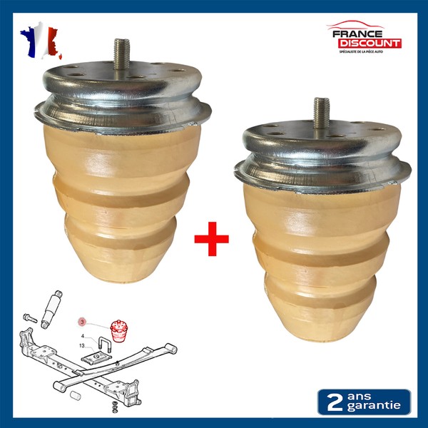 FederstoßDäMpfer Anschlagpuffer FüR Ducato Jumper Boxer 5166.50 1311826080 Gelb-image