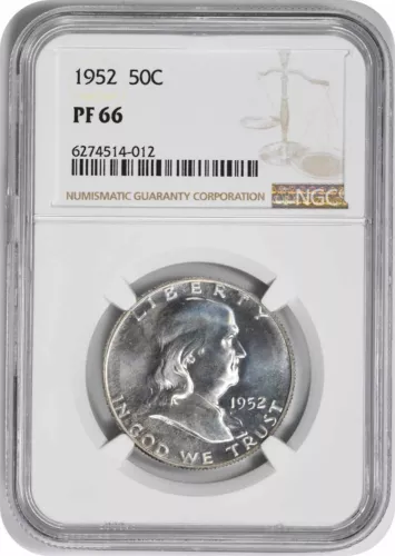 1952 Franklin Half Dollar PR66 NGC