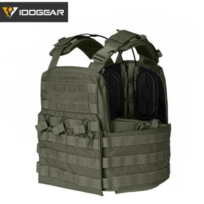IDOGEAR Tactical Vest Cherry Plate Carrier CPC Vest Molle Camo Military Hunting