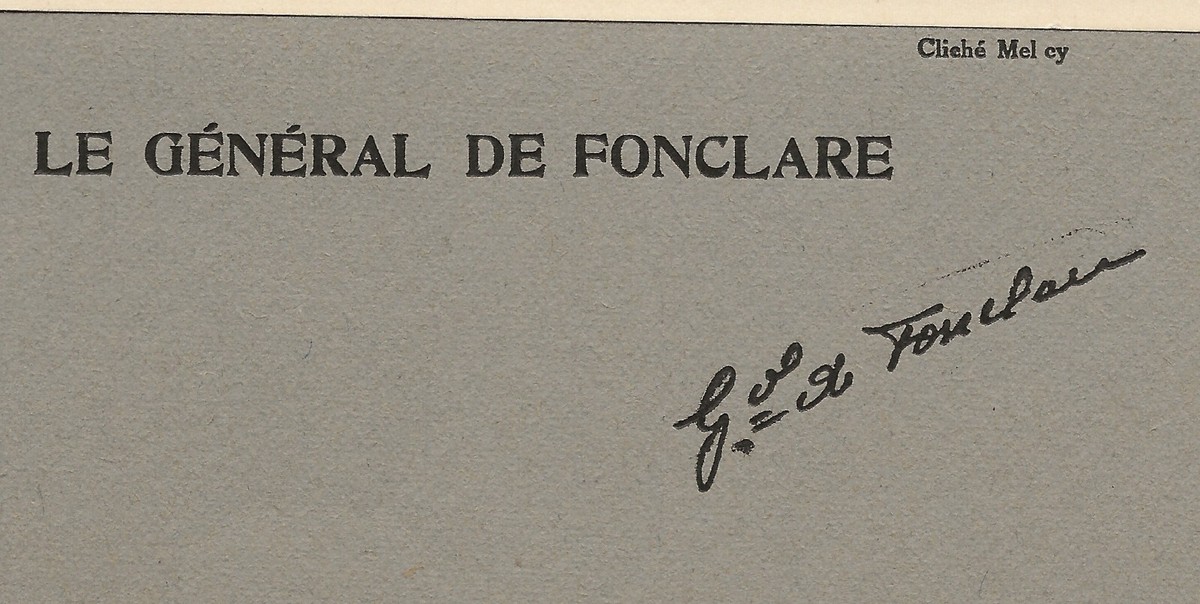 Photo 2 : portrait du Général Koenig dédicacé à Léonard Gille. - du Calvados