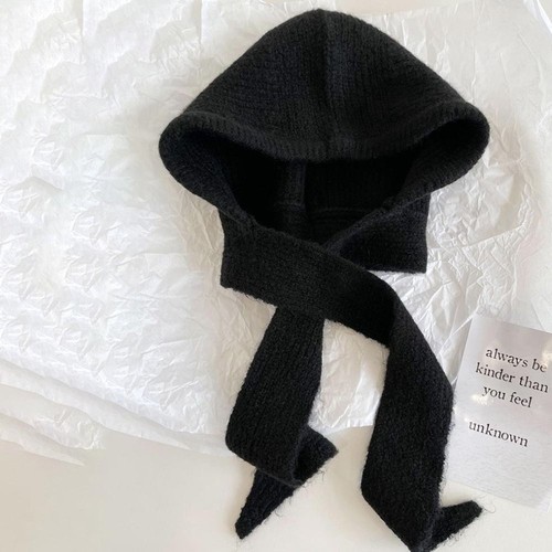 Soft Balaclava Skullies Caps Korean Style Scarf Hat All-match - Picture 16 of 17