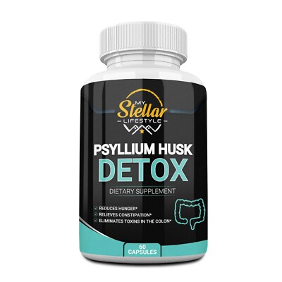 Psyllium Husk Detox by My Stellar Lifestyle - 60 Capsules