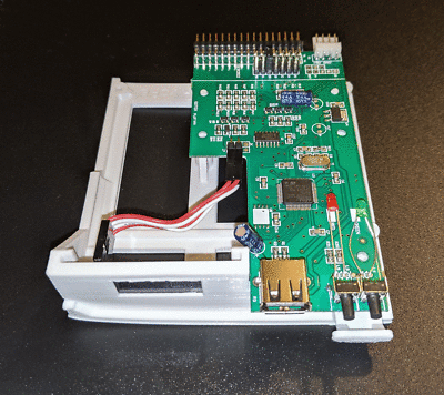 Amiga 1200 Oled Fenêtre Affichage Gotek Disque Émulateur Base Support #696