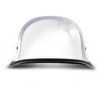 New Daytona Helmets Skull Cap GERMAN- CHROME Motorcycle Helmet