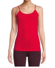 Time And Tru Women's Strap Cami L XL 2XL Red New Tank Top 12 14 16 18 20