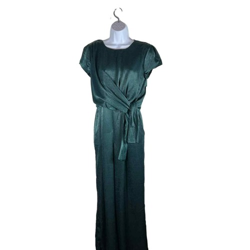 Lulu’s Emerald Green Wide Leg Jumpsuit