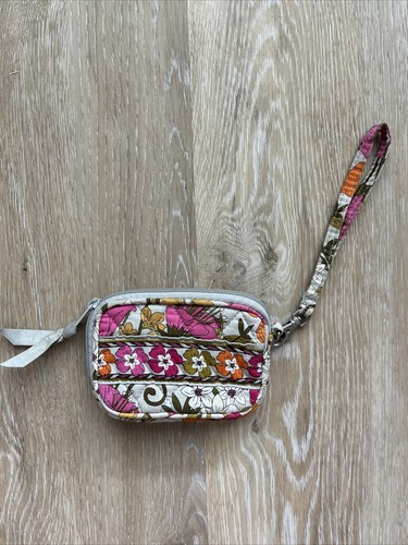 vera bradley wristlet Gray With Flowers