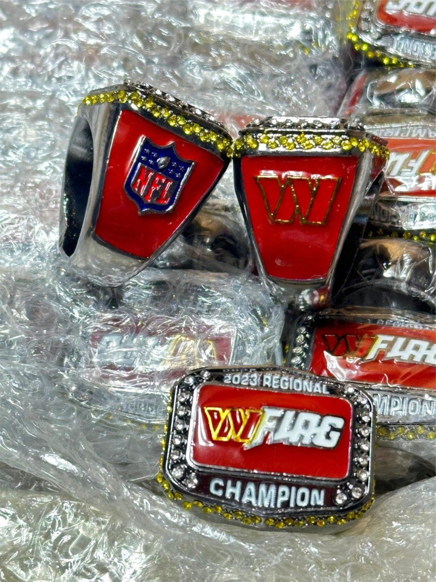 2x NFL USA Flag Football 2023 Regional Champion Ring Washington  Commanders