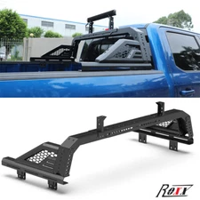 Roll Sport Bar Chase Roof Rack Cross Bar For 1994-2025 Dodge Ram 1500 2500 3500 