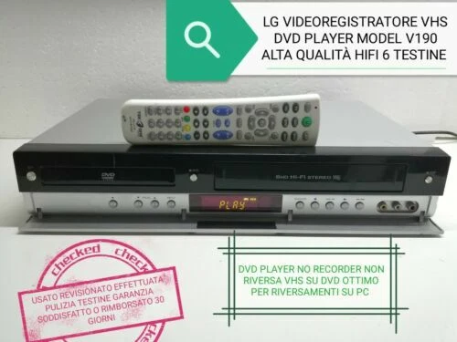 Videoregistratori vintage combinati DVD VHS