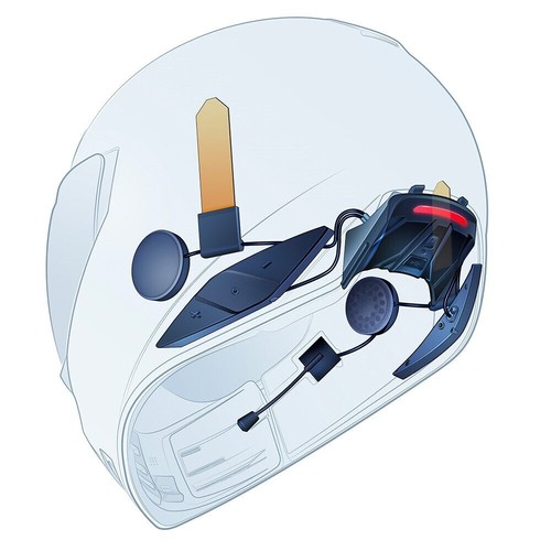 Icon HelmLink Bluetooth Communicator for Icon Domain and Ultraflite Helmets - Picture 2 of 3