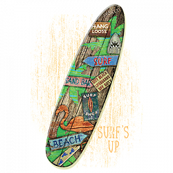 ALTRA T Shirt dalla S alla 2XL 3XL TAVOLA SURF beach resort acqua outdoor divertimento adulto