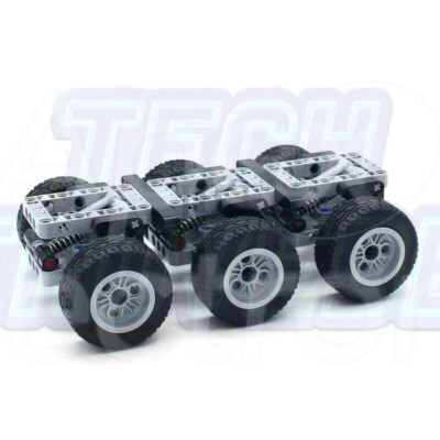 119pcs MOC High-Tech Car Wheels Set Building Block DIY Technical Pin Liftarm Par
