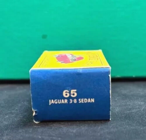 Vintage Lesney Matchbox no. 65 Jaguar 3.8 Sedan w/Original Box ~ New ~ - Picture 7 of 8