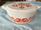 Vintage Pyrex Friendship Casserole Dish 2.5 Quart 475-B + Lid Red Birds Lovely!