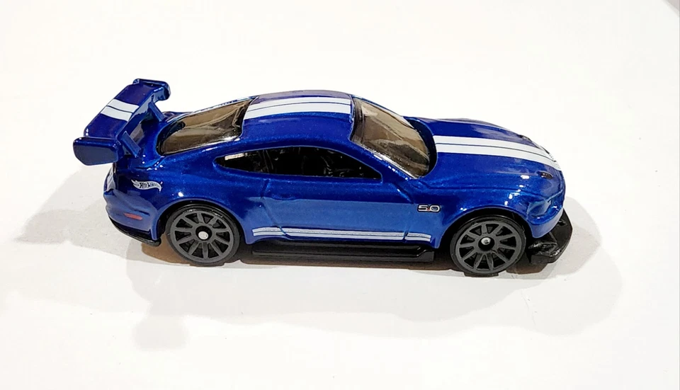 2023 Hot Wheels Multi Pack Exclusive CUSTOM '18 FORD MUSTANG GT☆blue;white☆LOOSE - Image 4 of 4