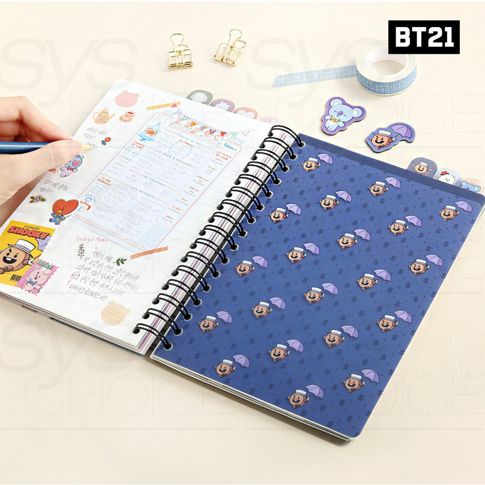 BTS　BT21　確認用 BTS BT21 Official Authentic Goods VINTAGE Index Note 152 x 214mm +