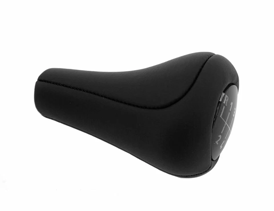 Botão de câmbio de couro genuíno BMW E30 E34 E36 E46 5 velocidades estilo oval 25117500299 - Imagem 4 de 4