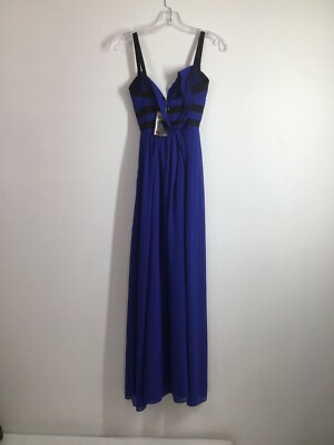 BCBG Dress , BCBG Margarette Royal Blue/Black Halter Party Long Gown New 0. | eBay BCBG Dress , BCBG Margarette Royal Blue/Black Halter Party Long Gown New 0. | eBay