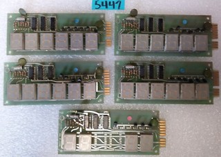 Game Plan Sharpshooter Pinball Machine FULL SET of 5 LED DISPLAY BOARDS #5447