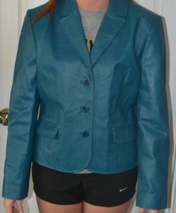 chadwicks leather blazer