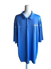Nike Dri Fit Golf Polo Shirt Men s Blue 3XL Performance 100 Polyester