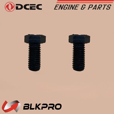 2* New Screw Hex Flange Head Cap For Dodge DCEC Cummins 89-2017 3901249 M12
