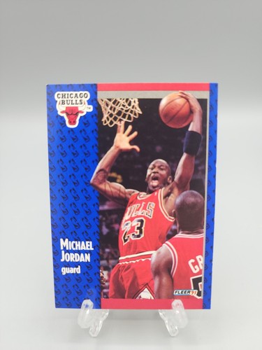 Baloncesto Michael Jordan 1990 91 Fleer NBA Michael Chicago Bulls Salón de la fama 29