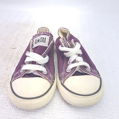 deur leeuwerik US dollar Converse All Star Purple Shoes Lace Up Sneakers Baby Girl Infant Size 8 |  eBay
