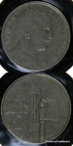 Pièces de monnaie du monde en nickel, de Italie