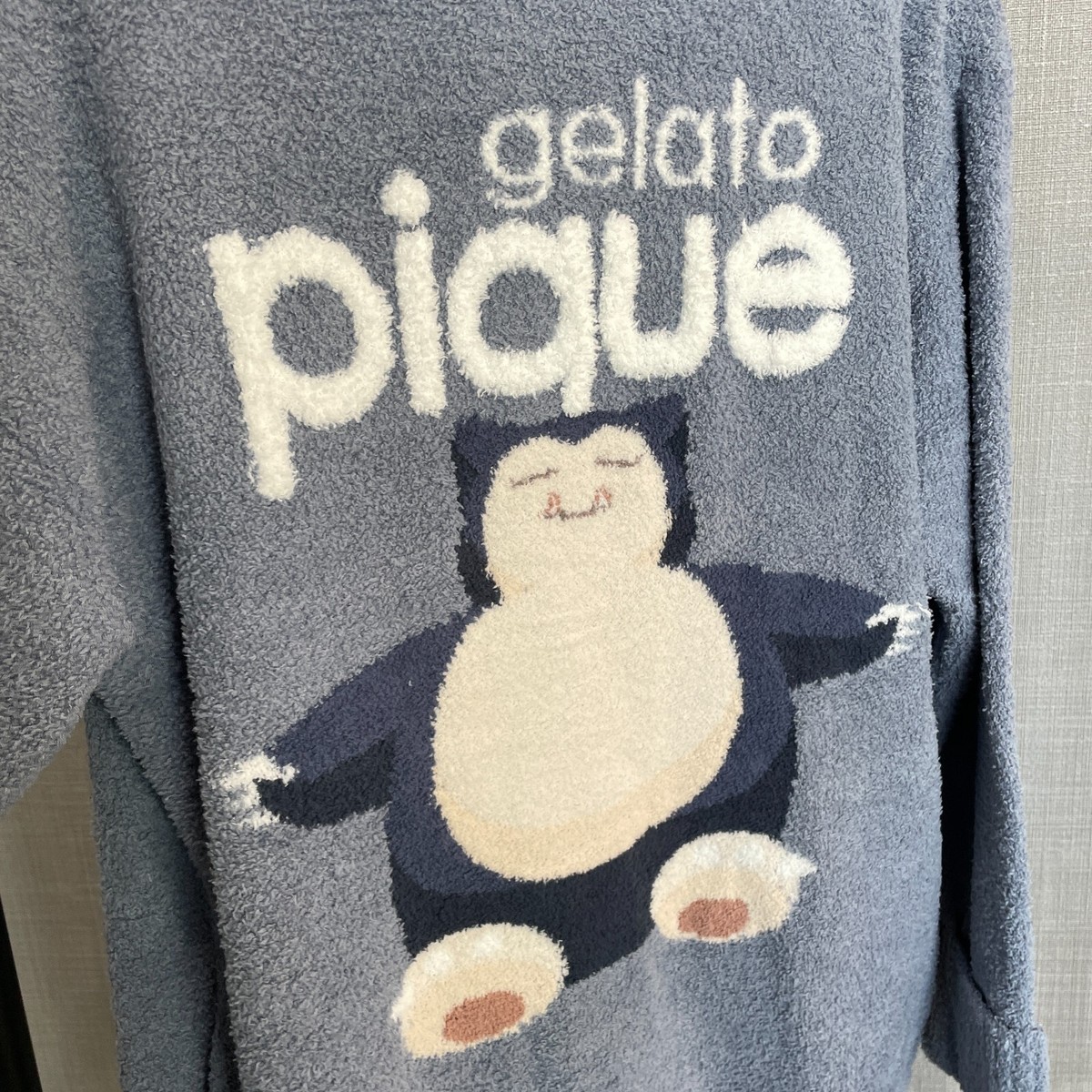 GELATO PIQUE Pokemon Sleep Piakachu Snorlax Baby Moco Jacquard