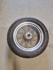 Vintage Harley-Davidson 16x3.00 40 Spoke Rim Wheel W/ Dunlop D402F MT90B16