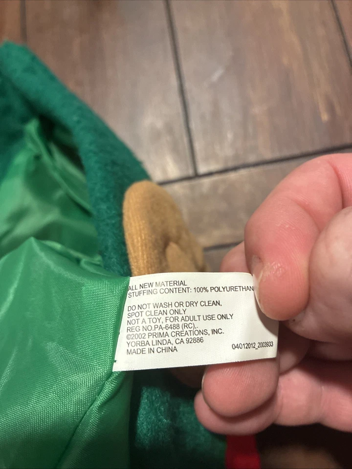 Sombrero de Elfo de Papá Noel Sombrero Rojo Verde Con Orejas de Elfo Navidad Novedad Vacaciones Foto 3 de 3