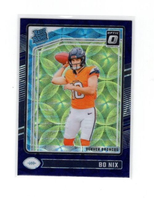 2024 Panini Donruss Optic #209 Purple Scope Bo Nix RC