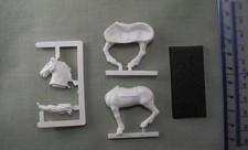 Rogue Trader ROUGH RIDER HORSE White Plastic Imperial Guard Army 40K 1980s T1aB