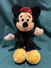 Vintage Minnie Mouse Plush 14" Disneyland Walt Disney World No Clothes